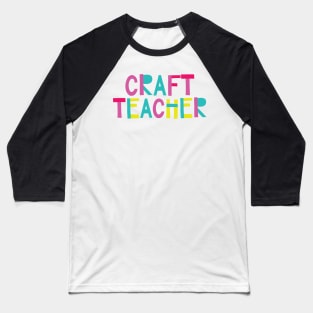 Craft Teacher Gift Idea Cute Back to School Baseball T-Shirt